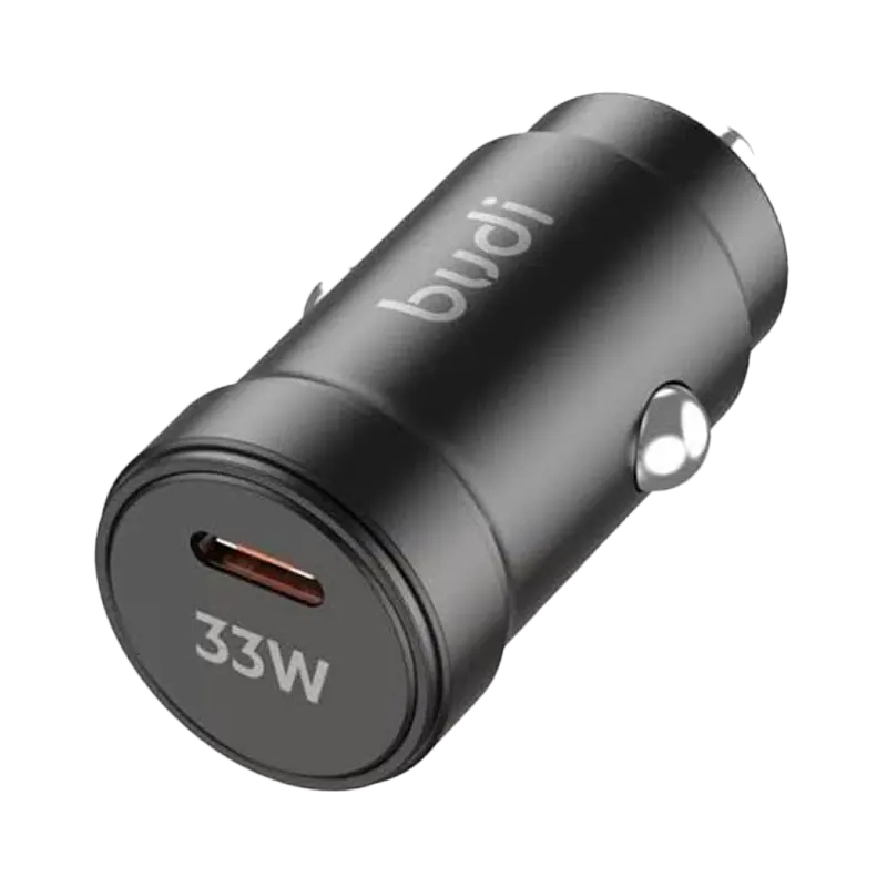 Budi CC602TB 33W Mini Car Charger (Adapter only) Mascom International.webp